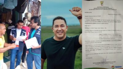 BOMBA! Gestão de André da Ralpnet persegue comerciantes e microempreendedores em Pinheiro; veja os vídeos: