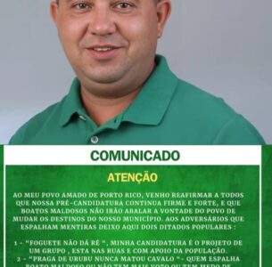 Firme e forte, vereador Udo Gonçalves desmente boatos e reafirma pré-candidatura a prefeito