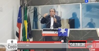 Vereador Domingos Reis solicita cópia de contrato da Prefeitura de Codó com escritório de advocacia criado no mês de dezembro