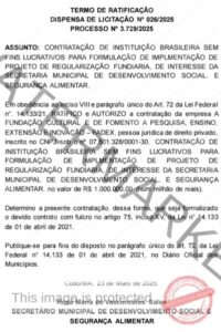 Prefeito Chiquinho Oliveira fecha contrato de R$ 1 milhão com fundação cultural de Teresina para formulação da regularização fundiária