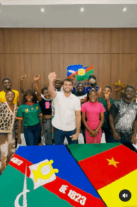 Interação!!! Caxias integrando o intercambio com Camarões…
