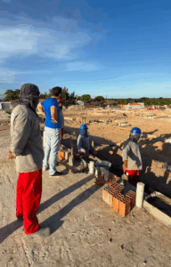 Gentil Neto e sua rotina em está “in loco” fiscalizando as obras…
