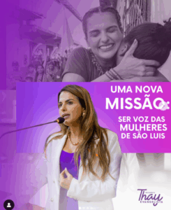 A vereadora Thay Evangelista é escolhida a procuradora da Mulher na Câmara de Vereadores de São Luís…