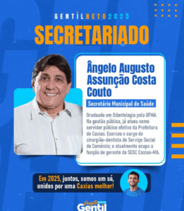 Chegou a vez do anuncio do Secretário de Saúde para compor a gestão de Gentil Neto em Caxias…