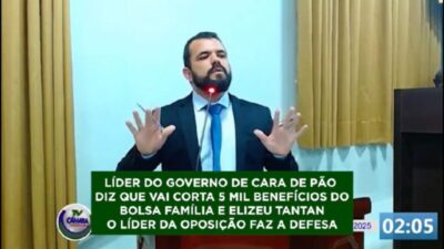Pinheiro: Vereador líder do goveno que quer cancelar 5 mil cadastros do Bolsa Família recebeu R$ 13,6 mil do programa