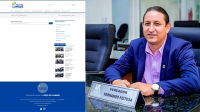 O que ou quem Fernando Feitosa quer esconder? Câmara de Paço do Lumiar retira acesso ao Diário Oficial do Portal de Transparência; veja o vídeo: