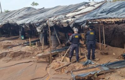 Uma pessoa é presa durante operação contra garimpo ilegal no Maranhão