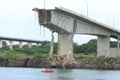 Restos da ponte JK serão implodidos, segundo DNIT