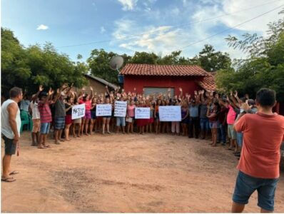 Em Peritoró, moradores fazem manifestação em apoio ao vereador Madruga