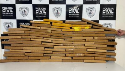 Polícia apreende 75 tabletes de maconha em São Luís