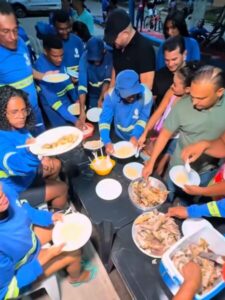O carinho de Márcio Hominho pelos servidores da limpeza pública de…