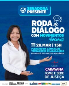 Roda de Diálogo com Movimentos Sociais marca a programação da Caravana Fome e Sede de Justiça em Açailândia