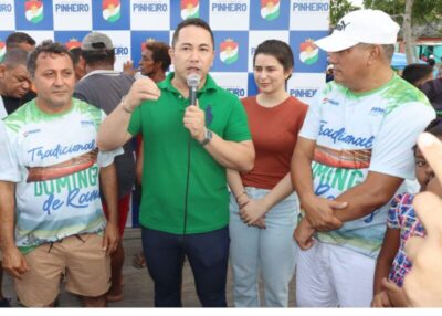 Prefeito André da RalpNet resgata tradicional Porfia de Canoas e promove dia de cultura, esporte e inclusão em Pinheiro
