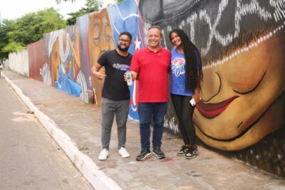 Arte no lugar da pichação: Fred Campos inova e Paço do Lumiar ganha novos muros cheios de vida e cultura.