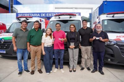 Iracema Vale participa da entrega de ambulâncias para Belágua, Nina Rodrigues e São Benedito