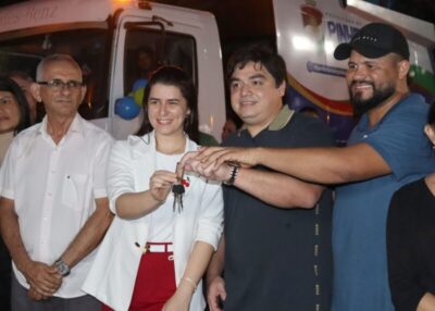 Em Pinheiro, Gestão André da RalpNet entrega nova frota do transporte coletivo e 05 caminhões compactadores; ação garante mais limpeza pública e mobilidade urbana