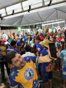 Vereador Marcos Frazão valoriza a cultura e participa do ensaio do Boi Tremor da Campina