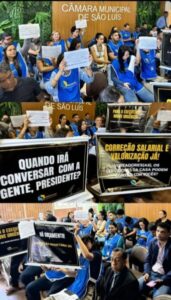 Servidores da Câmara de São Luís cobram reajuste e transparência