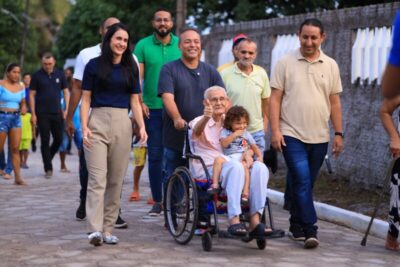 Paço do Lumiar: Fred Campos entrega rua no Mojó revitalizada e anuncia novas pavimentações no Parque Horizonte.