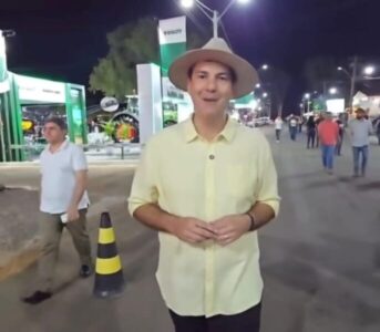 Braide ensaia ir de penetra no AgroSamas, em São Mateus