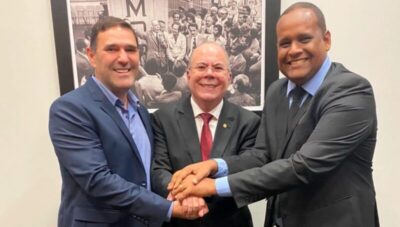 Prefeito Dr. Benjamim e Assessor Glen Soares se reúnem com deputado Hildo Rocha em Brasília em busca de benefícios para Açailândia