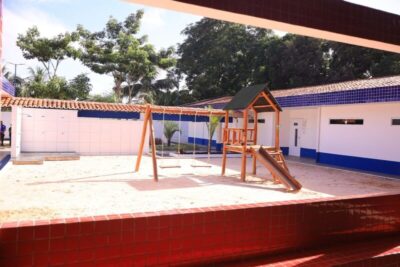 Fred Campos entrega creche totalmente reformada em Paço do Lumiar e anuncia implantação de Centro de Referência TEA no município.