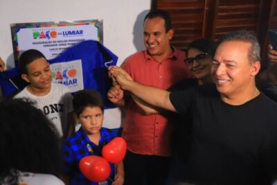 Fred Campos entrega Núcleo do EducaPaço Vereador Jorge Maru, no bairro Vila Nazaré.