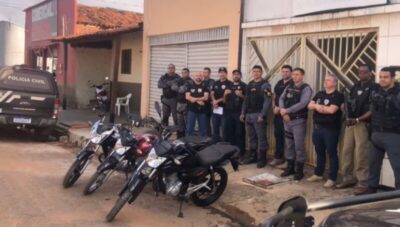 Operação policial em Paraibano prende duas pessoas por tráfico de drogas e apreende arma