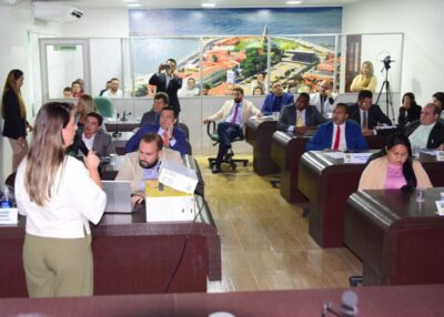 Lei de Zoneamento é apresentada por representantes do Executivo na Câmara de Vereadores de Ribamar