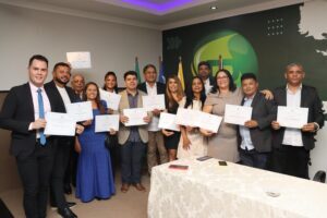 Prefeito de Pedro do Rosário, Toca Serra, vice-prefeito Fábio Mendes e vereadores são diplomados pela Justiça Eleitoral