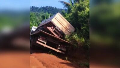 FATALIDADE: Motorista morre após caminhão sair de guincho
