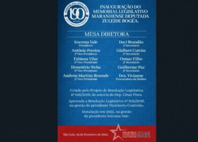 Autor do projeto, César Pires elogia memorial da Assembleia Legislativa