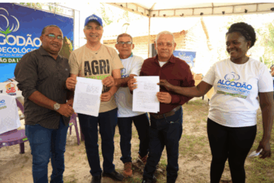 Projeto Algodão Agroecológico da Liberdade em quilombo de Alcântara