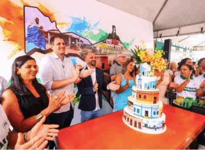 Orleans Brandão leva investimentos e entrega benefícios no aniversário de 134 anos de Colinas
