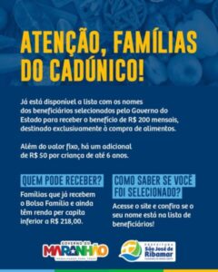Mais de 600 famílias de São José de Ribamar são contempladas com benefício estadual para compra de alimentos