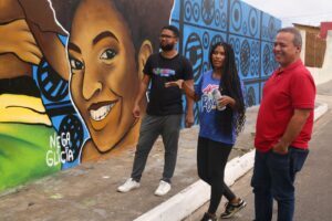 Fred Campos inova e Paço do Lumiar ganha novos muros cheios de vida e cultura.