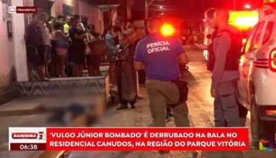 Programa Bandeira 2 traz mais detalhes do assassinato de ‘Júnior Bombado’ no Parque Vitória
