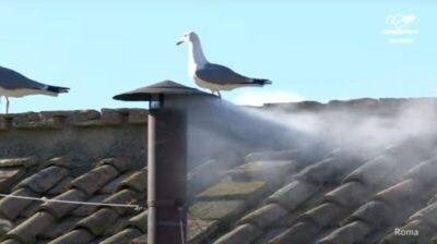 HABEMUS PAPAM! Fumaça branca sai da chaminé da Capela Sistina em Roma