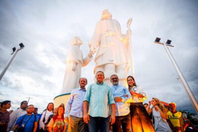 Brandão inaugura revitalização do monumento de São José de Ribamar e anuncia nova obra para o Santuário