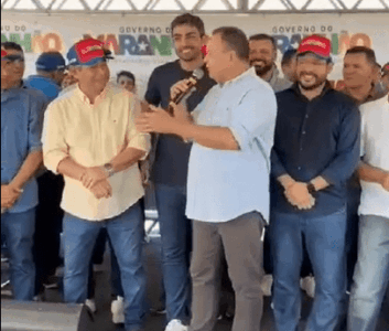 Governador Carlos Brandão elogiou o ex-prefeito Dr. Marcone, destacando sua habilidade para eleger sobrinho prefeito de Cajapió