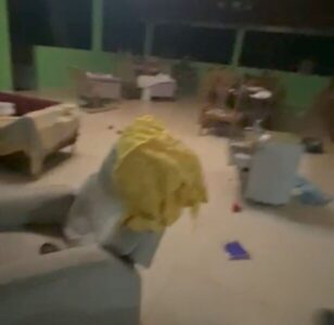 Assista: Bandidos em Timon assaltam casa do pai do deputado Leandro Bello
