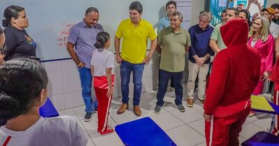 Ministro André Fufuca vistoria andamento de obras em Vargem Grande