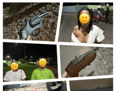 Policiais Militares de folga realizam prisões de faccionados de facção do comando vermelho em Cantanhede/MA