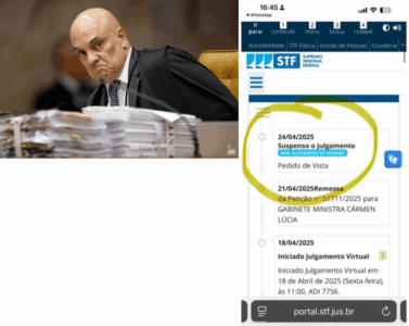 Alexandre de Moraes pede vista e suspende novamente julgamento sobre eleição da Alema…