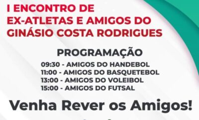 Ginásio Costa Rodrigues recebe I Encontro de Ex-Atletas e Amigos neste sábado em São Luís