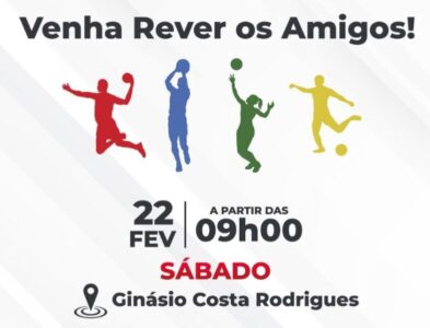 I Encontro de Ex-Atletas acontece neste sábado (22) no Ginásio Costa Rodrigues
