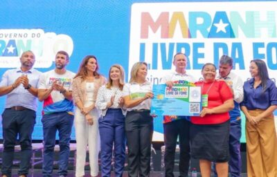 Iracema Vale participa do lançamento do programa Maranhão Livre da Fome