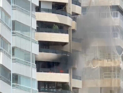 Incêndio atinge apartamento na Península, em São Luís