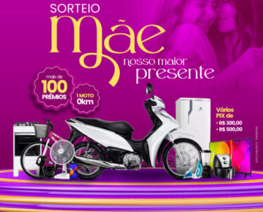 Prefeitura de Coelho Neto promove grande festa para as mães com sorteio de moto prêmios