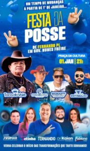 Fernando PL convida a população de Governador Nunes Freire para a Festa da Posse